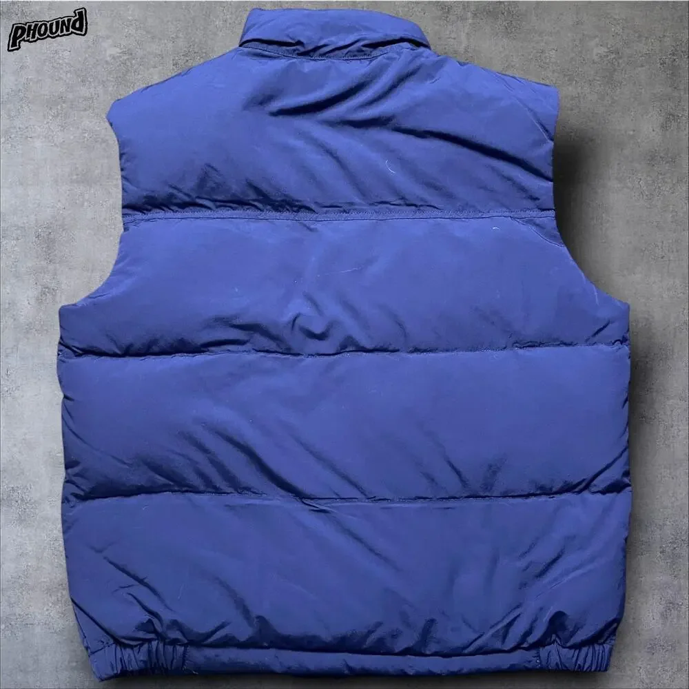 The North Face Vest Mens Medium Deep Purple Goose Down Puffer Insulated Nylon
